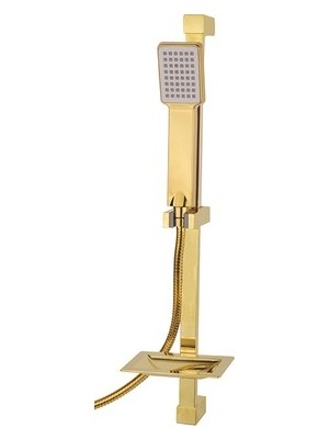 Esranın Dünyası Altın Sürgülü Üst ile Modern Banyo Bataryası