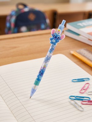 Glowilla Sevimli Mavi Karakter 3D Figürlü Versatil Uçlu Kalem 0.7 mm Kawaii Kırtasiye Okul ve Ofis Için Eğlenceli Tasarım