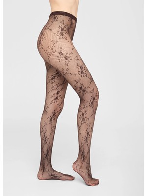 Calzedonia Çiçekli Dantel Külotlu Çorap
