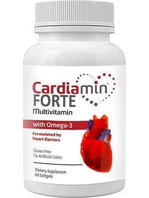 Cardiamin Forte1 Kutu Multivitaminli OMEGA3LÜ 60 Soft Jel Kapsüllü Formül
