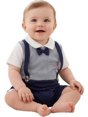 DMR Elegance 6/18 Ay Denizcik Tek Parça Bebek Tulumu
