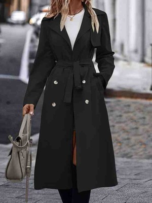 Chanel Mestra Gabardin Kumaş Kadın Baharlık Trençkot