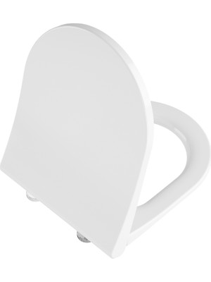 Vitra Universal 231-003R009 Slim Soft Klozet Kapağı, Yavaş Kapanır, Beyaz