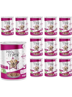 Esranın Dünyası Yetişkin Köpek Biftekli Pate Yaş  400 gr x 12 Adet