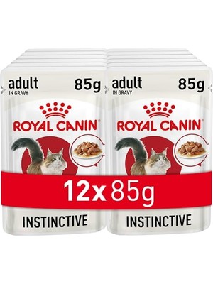 Esranın Dünyası Royal Canin Instinctive Gravy Pouch Yaş Kedi Sı 85 gr x 12 Adet | Royal Canin | Tek Yem | Dengeli Bir Kedi Günlük Yaşamını Desteklemek Için