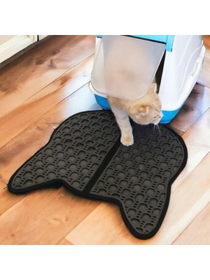 Esranın Dünyası Byens Kedi Kumu Paspası Kedi Tuvalet Önü Paspası Elekli Paspas Tuvaleti  Kum Halısı Yıkanabilir (50X50)