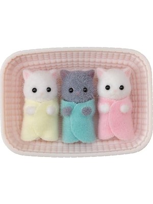 Esranın Dünyası Sylvanian Families 5458 Iran Kedisi Üçüz, Renkli