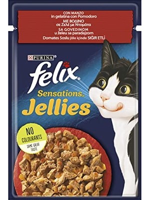 Esranın Dünyası Sensation Sığır & Domatesli Kedi Yaş  85 gr