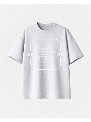Comvicho Thereıs Baskılı Beyaz Tshirt