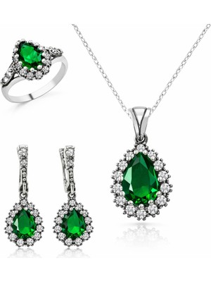 DMR Elegance Gümüş Hürrem Sultan Bayan Set