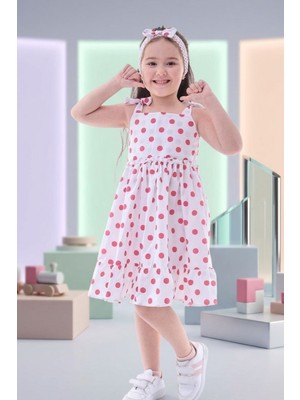 Tny Kids Collection Puantiyeli Kız Çocuk Elbise