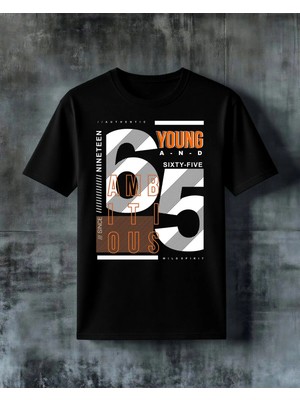 Comvicho Young Ambitious Baskılı Oversize Tişört