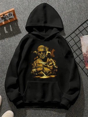 Comvicho The Mummy Baskılı Unisex Sweatshirt