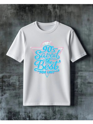 Comvicho The S Saved Best For Last Baskılı Oversize Tişört