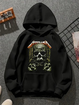 Comvicho METALLICA15 Baskılı Unisex Sweatshirt