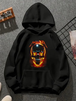 Comvicho METALLICA28 Baskılı Unisex Sweatshirt