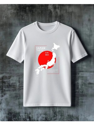 Comvicho Japan Tokyo Baskılı Oversize Tişört