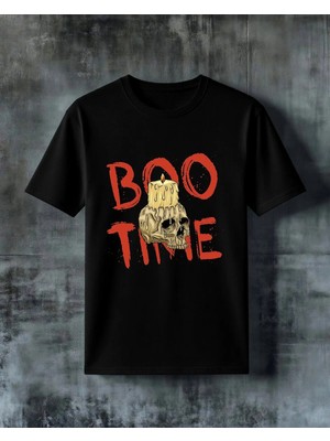 Comvicho Boo The Kuru Kafa Baskılı Oversize Tişört