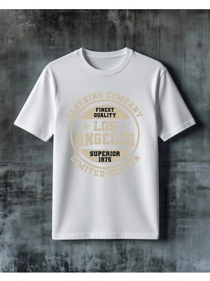 Comvicho Los Angeles Clothing Company Baskılı Oversize Tişört