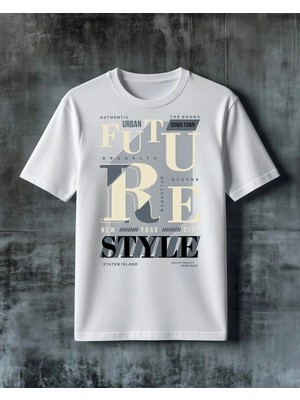 Comvicho Bronx Style Urban Baskılı Oversize Tişört