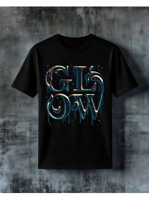Comvicho Get Down Graffiti Baskılı Oversize Tişört