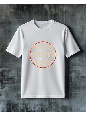 Comvicho Sports Champion Baskılı Oversize Tişört