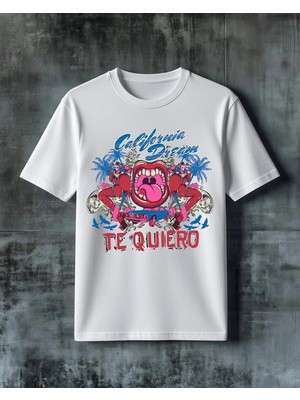 Comvicho Te Quiero Agiz Tasarimi Baskılı Oversize Tişört