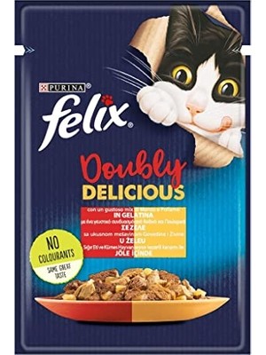 Esranın Dünyası Çifte Lezzet Sığır & Tavuklu Kedi Yaş Mama (26 x 85 Gr)