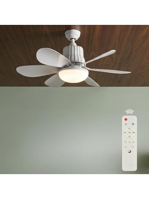 Esranın Dünyası 2ın1 Goes LED Işık ve Fan Sessiz 3 Renk Modu ve 3 Hız Modu Kumandalı Tavan Vantilatörlü LED Ampul          [enerji Sınıfı A]