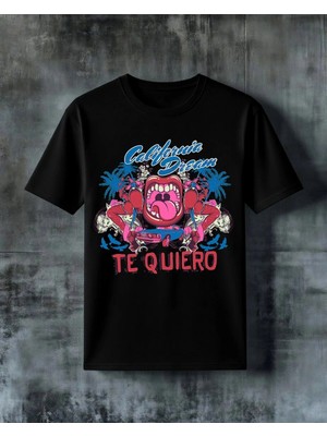 Comvicho Te Quiero Agiz Tasarimi Baskılı Oversize Tişört