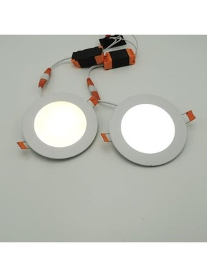 Esranın Dünyası LED Spot Tavan Lambası, 6W, Gömme Montaj, Beyaz 2li Paket          [enerji Sınıfı A]