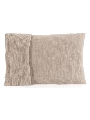 Esranın Dünyası Müslin Yastık Kılıfı 2 Adet Set, 50X70 cm 100% Pamuk Yumuşak Nefes Alabilir Kapaklı 4 Katlı Muslin Kumaş Düz Renk Yastık Kılıfları (Beyaz, 50X70 cm (2 Adet))