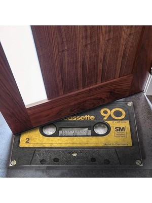 Esranın Dünyası Monnhein Kapı Önü Paspası - Modern ve Şık Kapı Paspası | Ev, Ofis ve Dış Mekân Kullanımı Için (Sm Cassette 90) 45X65