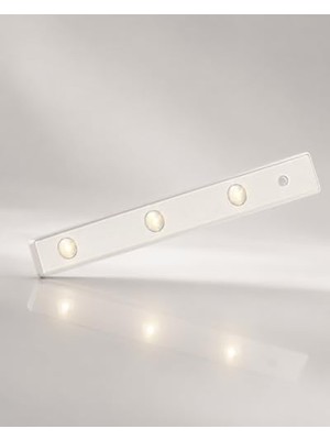 Esranın Dünyası Hareket Sensörlü Slim LED Kabin Armatürü Dekoratif Dim Edilebilir USB Şarjlı Aydınlatma (Beyaz, 40 Cm)          [enerji Sınıfı A]