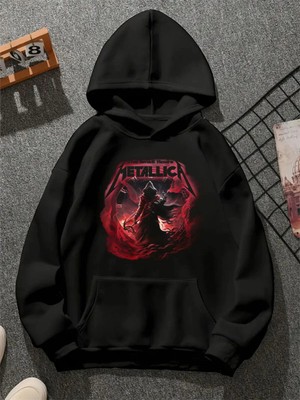 Comvicho METALLICA21 Baskılı Unisex Sweatshirt