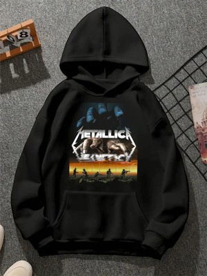 Comvicho Metallica9 Baskılı Unisex Sweatshirt