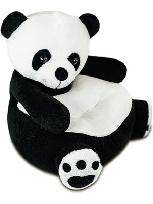 Esranın Dünyası Özgüner Oyuncak Pelüş Oturma Koltuğu,çocuk Koltuğu,bebek Oturağı,puf,pelüş Puf,bebek Pufu (Panda)