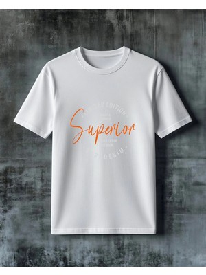 Comvicho Superior Limited Edition Baskılı Oversize Tişört