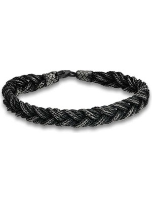 DMR Elegance Gümüş Kazaziye Örgü Bileklik