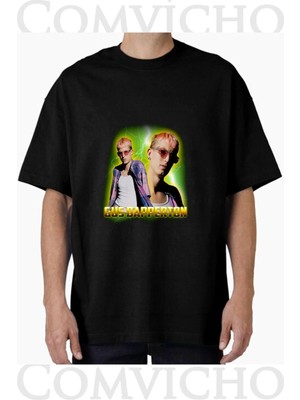 Comvicho Unisex Gus Dapperton V1 Tasarım Baskılı Oversize Tişört