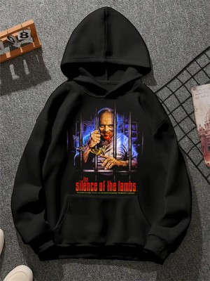 Comvicho The Slience Of The Lambs Baskılı Unisex Sweatshirt