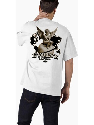 Comvicho Unisex STREETWEAR40 Tasarım Baskılı Oversize T-Shirt