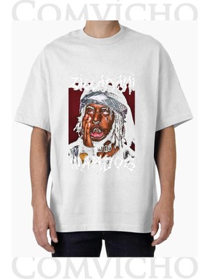 Comvicho Unisex Zillakami V1 Tasarım Baskılı Oversize Tişört
