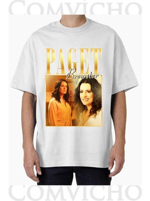 Comvicho Unisex Paget V1 Tasarım Baskılı Oversize Tişört