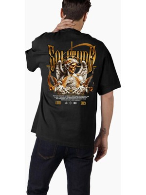 Comvicho Unisex STREETWEAR114 Tasarım Baskılı Oversize T-Shirt