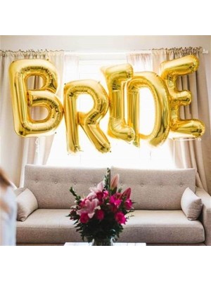 Ozka Concept Patladı Gitti 16 Inç 40 cm Gold Bri̇de Folyo Balon- Bekarlığa Veda Parti Kutlama Seti