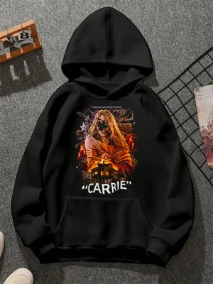 Comvicho Carrie Baskılı Unisex Sweatshirt