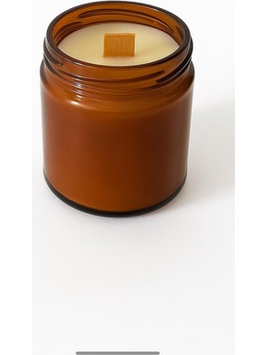 1001 Citronella & Lavanta Kokulu Sinek Savar Kovucu Ahşap Fitil Doğal Soya Mum 200 ml Kutulu Hediyelik