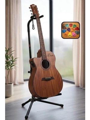 Esranın Dünyası Lastvoice Portatif Demonte Gitar Standı Sehpası Pena Hediye (Gtr-01)