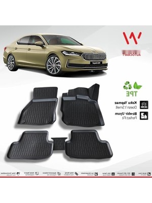 Esranın Dünyası 3D Havuzlu Paspas - Skoda Superb 2024 Sonrası